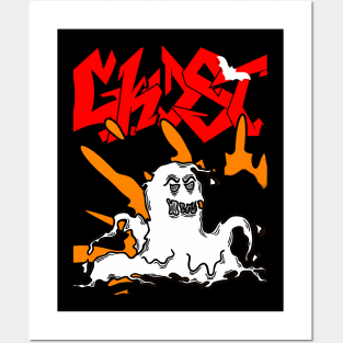 ghost/with a big name ,amazing t-shirt Posters and Art